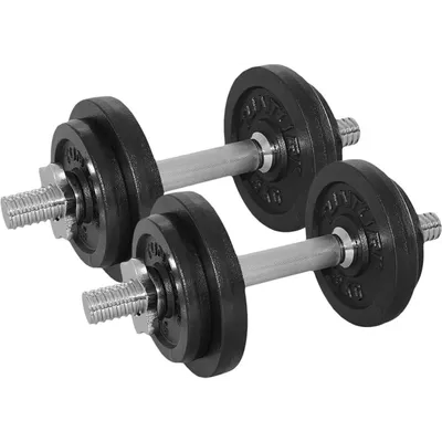 Tunturi Dumbbell Set 20 kg gjutjärn