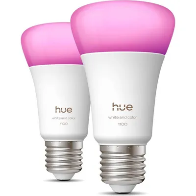 Philips Hue White and Color Ambiance A60 E27 1100 lm 2-pack