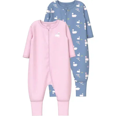 Name It Nightsuit 2-pack Swan